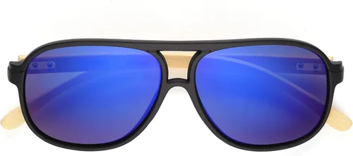 Vista 5 de Steve Madden Gafas de sol polarizadas para hombre color negro 2362in