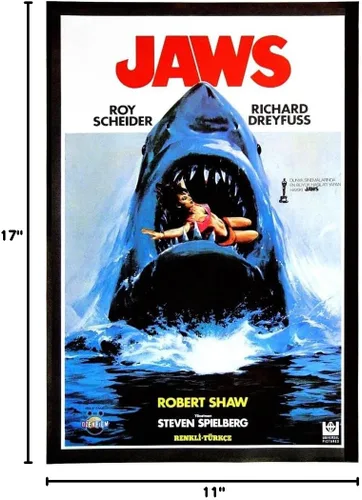 Vista 2 de Posterazzi Jaws Turkish Art 1975 - Póster impreso (11 x 17)