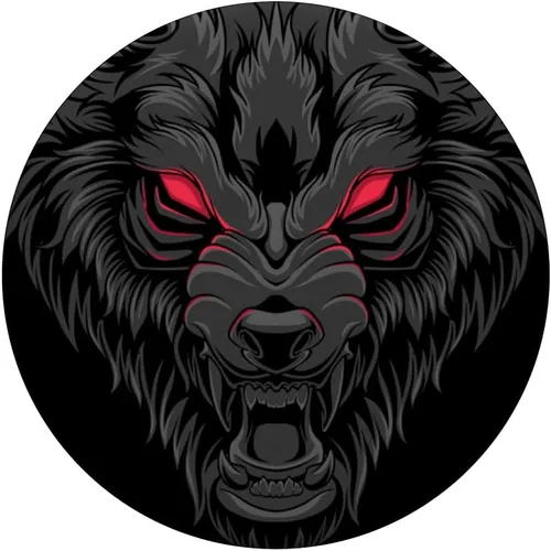 Vista 3 de Viking Fenrir - Monstruoso Lobo Mitología Nórdica Símbolo PopSockets intercambiables PopGrip