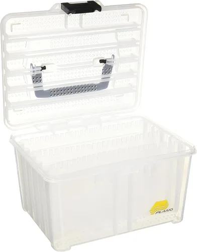 Vista 2 de Plano Frabill Hydro-Flo Caja de Cebo Colgante, Transparente, Talla Única, Número de Modelo: 350500 (Paquete de 4)