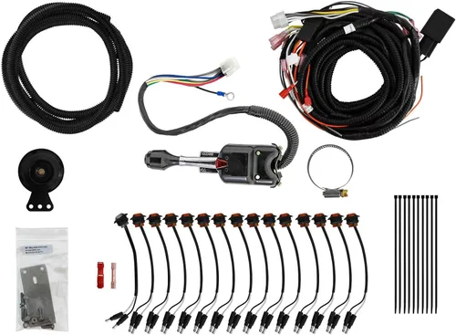 Vista 4 de SuperATV Kit de señales de giro para Polaris Ranger XP 900 2013-2019 Plug & Play Street Legal Fácil instalación Bocina y LED ámbar