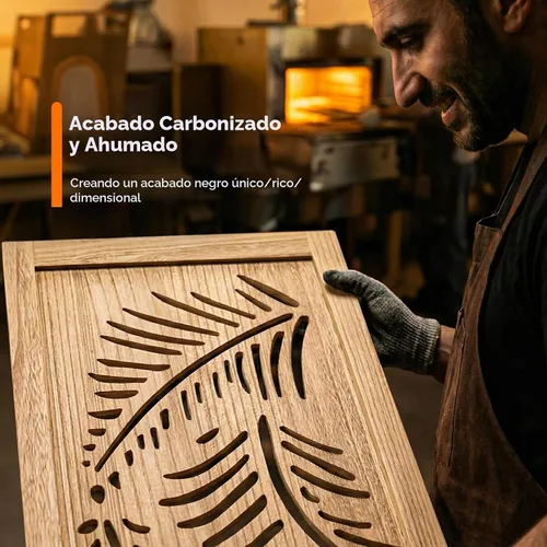 Vista 8 de JOSTYLE Divisor de habitación bohemio con tallado de plumas, pantalla de madera calada de 4 paneles, división plegable decorativa para dormitorio