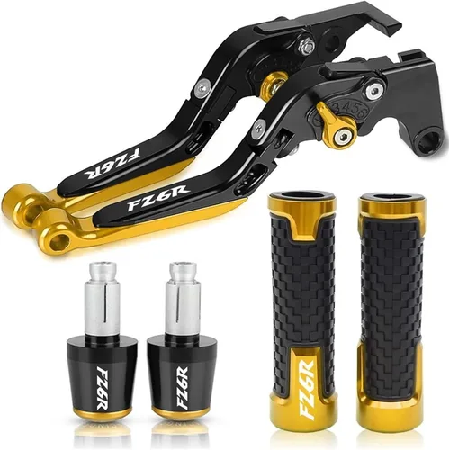 Vista 13 de Palancas de embrague de freno de motocicleta para manillar Yamaha FZ6R FZ 6R FZ-6R 2009 2010 2011 2012 2013 2014 2015 2016 2017 (Color : 1)