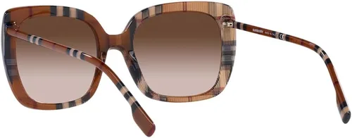 Vista 6 de BURBERRY Gafas de sol BE 4323 400513 Caroll Check Marrón Gradient Br, café a cuadros