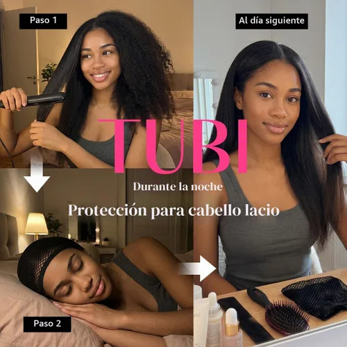 Vista 3 de Dreamlover Gorras de peluca de ganchillo, gorras de malla negra para pelucas, 3 piezas Negro