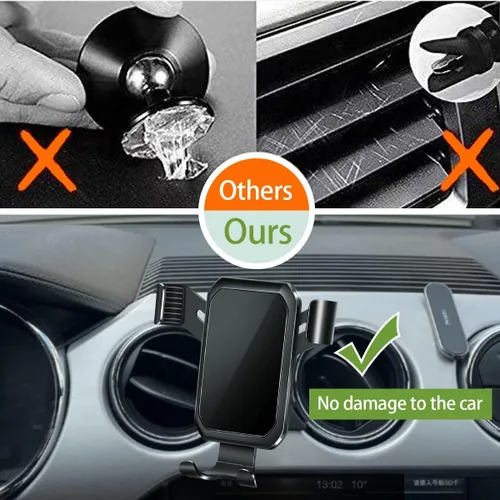 Vista 8 de Soporte de teléfono compatible con Ford Mustang 2015 2016 2017 2018 2019 2020 2021 2022, soporte de teléfono celular para tablero de automóvil