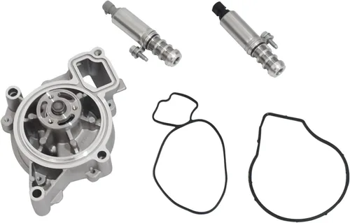 Vista 5 de Kit de Cadena de Distribución SUSUCAR con Bomba de Agua, Bomba de Aceite, Tensor de Piñón de Guía de Cadena para GMC Terrain, Chevy Equinox Malibu