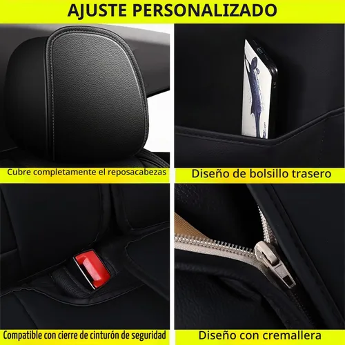 Vista 5 de DISUTOGO Fundas de asiento para Honda Pilot 2016-2025 2026
