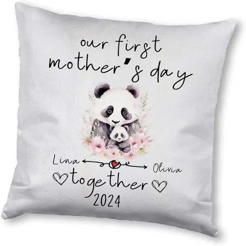 Vista 16 de Mother's Day Panda, Personalised Pillow Case Decor for Home, Present for Mom, Grandmother, for Her