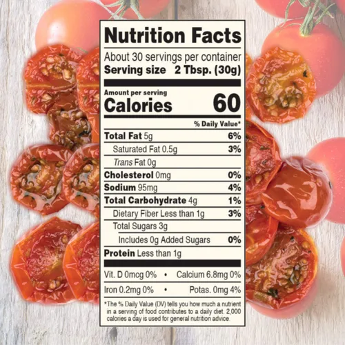 Vista 5 de Roland Foods Horno Tomates tostados, Marinados con ajo y orégano, Alimentos importados especializados, - Bolsa de cereza 32 onzas