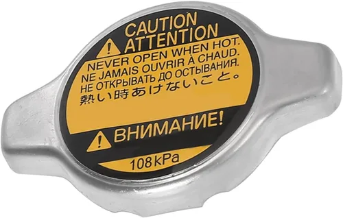 Vista 7 de Unifizz Tapa de recuperación de refrigerante de radiador de tono plateado reemplaza 16401-31650 para Toyota 4Runner 2003-2010 para Lexus IS350