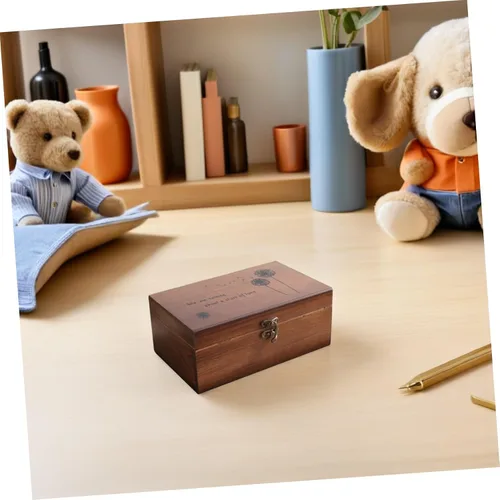 Vista 8 de Happyyami Titular de la joyería de madera y artículos diversos contenedor de almacenamiento