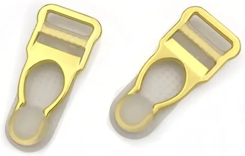 Vista 8 de VEVESI 1/2" liguero clips ligas extremo hebilla para hacer piezas de ropa DIY/accesorios de reemplazo, Bronce antiguo