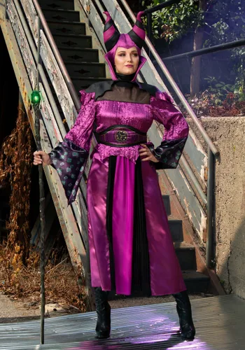 Vista 2 de Disfraz de Maléfica de Descendants para Mujer Multicolor