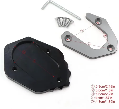 Vista 3 de KAnduo para F850GS para F750GS Kickstand Ampliar extensión de soporte lateral de motocicleta para BMW para F850 GS para F 750 850 GSA 850gs-2