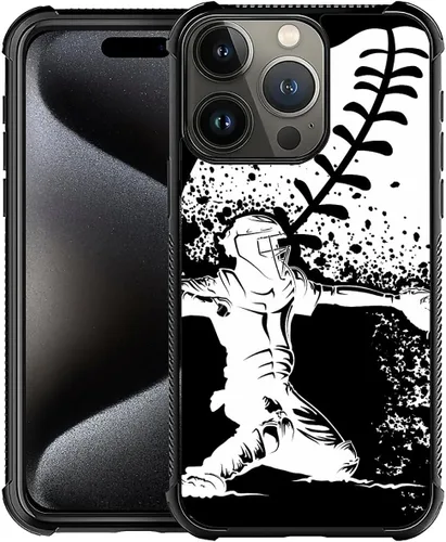Vista 140 de CARLOCA Funda compatible con iPhone 15, increíble patrón de luz espacial nebulosa para niñas y niños, ultra protección, a prueba de golpes
