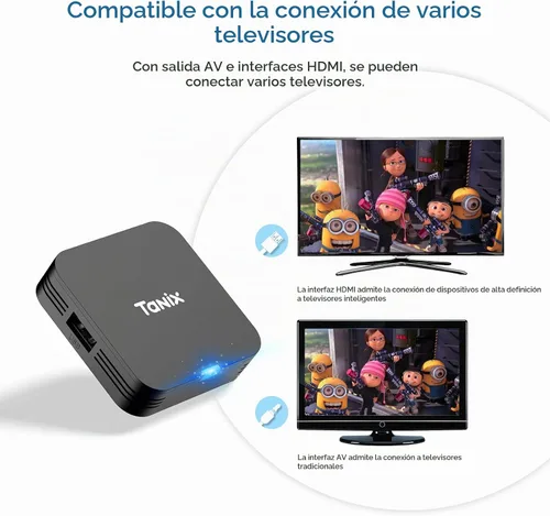 Vista 9 de Android TV Box 10,0, Tx1 Mini TV Box 2GB RAM 16GB ROM Allwinner H313