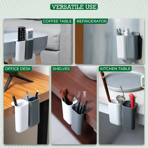 Vista 6 de Portalápices de escritorio – Optimiza tu espacio con nuestro portalápices para escritorio – Soporte para bolígrafo de escritorio con fijador