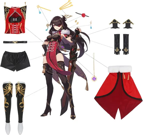 Vista 5 de LTAKK Genshin Impact - Disfraz de anime para mujer