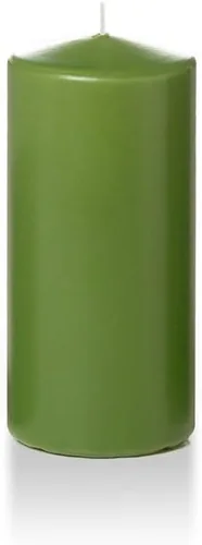 Vista 90 de yummi Caja de 12 velas redondas blancas de 3" x 4