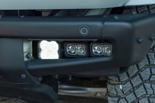 Vista 2 de Diode Dynamics Kit de bolsillo antiniebla serie Stage compatible con Ford Bronco (con parachoques de acero) 2021-2024 con retroiluminación, solo