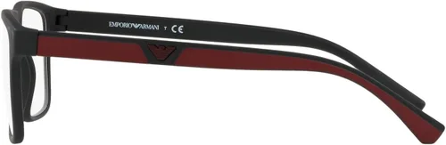 Vista 4 de Emporio Armani Men's Ea4115 Prescription Eyewear Frames with Two Interchangeable Sun Clip-ons Rectangular