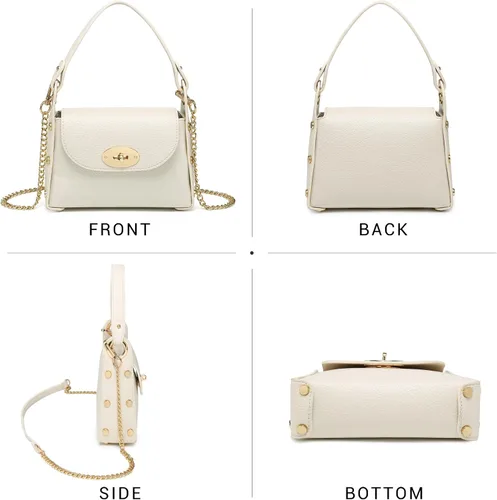 Vista 3 de VONMAY Women Small Crossbody Bag Studded Evening Bags Clutch Purse Mini Satchel Handbag for Wedding Prom Cocktail Party