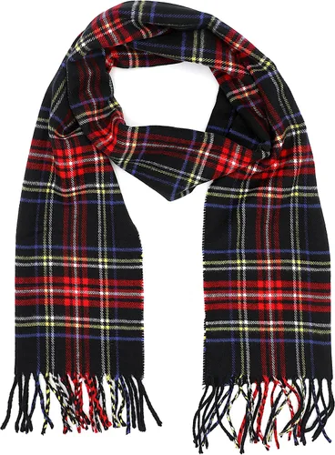 Vista 181 de Bufanda de invierno Achillea suave y cálida, de tartán, a cuadros, de cachemira, unisex