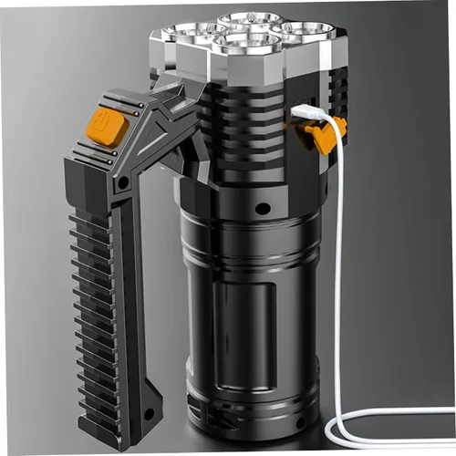Vista 8 de Torches LED Super Bright LED Torch Rechargeable Super Bright Torch Searchlight Camping Tent Lighting Equipment Outdoor Night Emergency Light