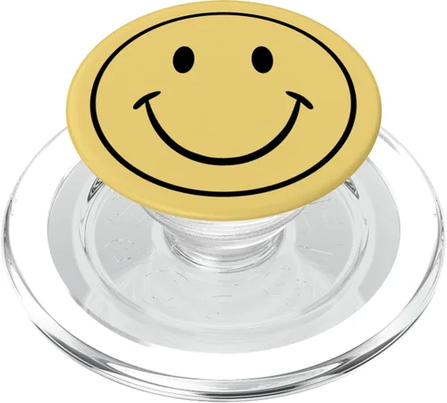 Vista 8 de HAPPY FACE - SMILE - RETRO 70'S GRAPHIC PopSockets PopGrip: agarre intercambiable para teléfonos y tabletas PopSockets estándar PopGrip