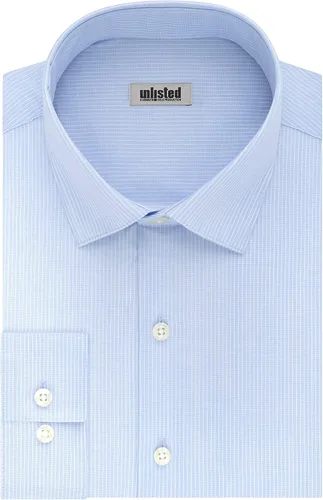Vista 3 de Kenneth Cole Men's Dress Shirt Slim Fit Checks and Stripes (Patterned)