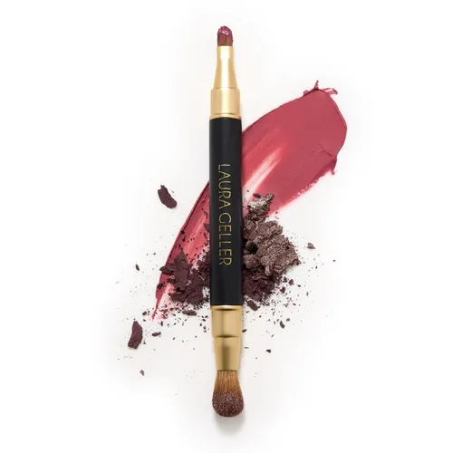 Vista 29 de LAURA GELLER NEW YORK - Brocha retráctil con mango de aluminio Kabuki, para todo el maquillaje facial y base para maquillaje facial líquido, crema