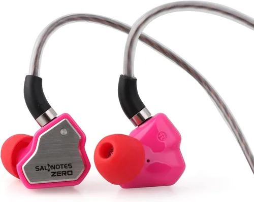 Vista 22 de Linsoul 7Hz Salnotes Zero HiFi 10mm controlador dinámico auricular que se ajusta al oído IEM con diafragma compuesto de metal, placa frontal