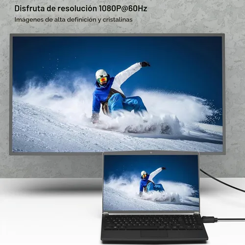 Vista 8 de Adaptador de DisplayPort a VGA, Benfei DP DisplayPort a VGA, cable de 6 pies, macho a macho chapado en oro compatible con Lenovo, Dell, HP, ASUS