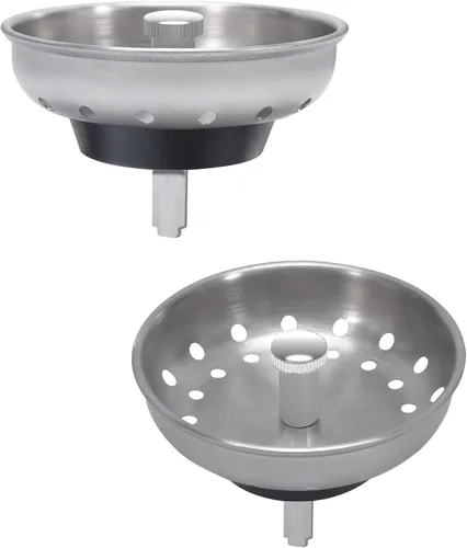 Vista 15 de KONE Colador de Drenaje para Fregadero Dorado Tapón y Colador para Fregadero de Acero Inoxidable Cesta Coladora para Fregadero de Cocina de Repuesto