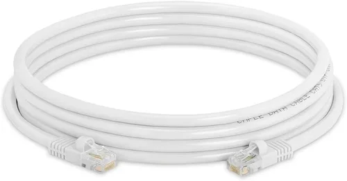 Vista 74 de Cmple - Cable Ethernet Cat5e de 1.5 pies, Cable Patch Ethernet UTP Cat 5e de 350 MHz, Cable LAN de red de 1 Gbps, conectores RJ45, compatible