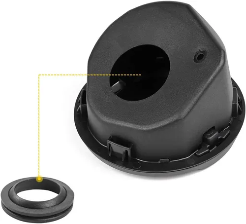 Vista 4 de Savadicar Cubierta de tapa de gasolina, puerta del tanque de combustible para Jeep Wrangler JL JLU 2018-2024 2/4 puertas, construcción de ABS +