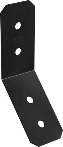Vista 17 de Simpson Strong-Tie APLH24R Outdoor Accents ZMAX, colgador de vigas de luz negra para 2x4 áspero (paquete de 12)