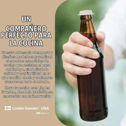 Vista 7 de Linden Sweden Juego de 10 fundas para tapas de botella, fabricadas