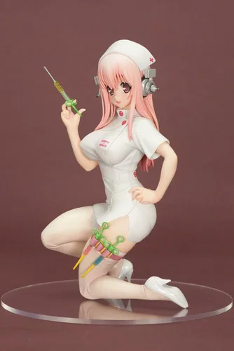 Vista 8 de Orchid Seed - Estatua de PVC Nitro Super Sonic 1/7 Super Sonico Nurse Versión 17 c