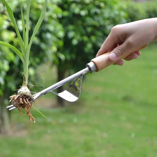 Vista 4 de WITYUKE Herramientas manuales para desmalezar Herramienta de extracción de malezas de jardín con mango ergonómico pequeño, a prueba de flexión