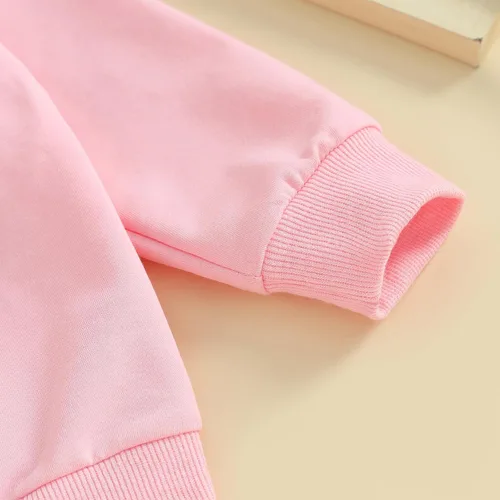 Vista 199 de Traje de San Valentín para bebé, niña, niño, traje de San Valentín, sudadera de manga larga con estampado de corazón