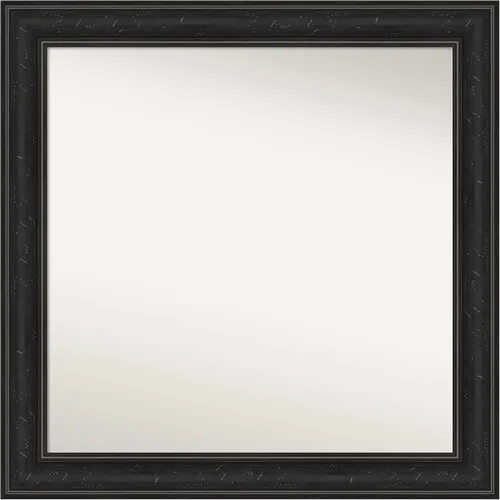 Vista 237 de Amanti Art Espejo personalizado, gran espejo de baño estrecho, espejo de pared o espejo de tocador de baño sobre el fregadero (24 x 24 pulgadas)