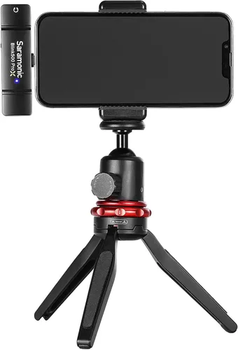 Vista 3 de Saramonic Blink 500 Prox RXUC - Receptor inalámbrico de micrófono Lavalier USB-C para Blink 500 Prox TX - Micrófono inalámbrico dual para podcast