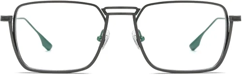 Vista 3 de FONEX Marco de lentes de titanio puro para hombre anteojos cuadrados de gran tamaño anteojos ópticos F85728