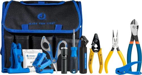 Vista 15 de Kit de preparación de fibra Jonard Tools TK-120 - Juego de 12 herramientas de acceso y terminación de cables de fibra óptica con herramientas