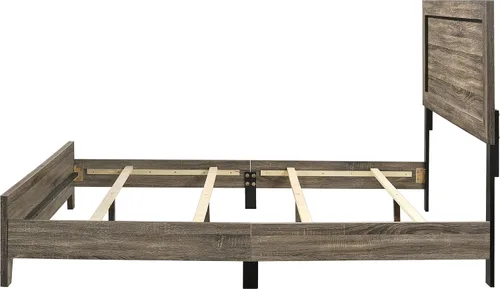 Vista 6 de Bernards Louis Bed-in-A-Box con USB en gris marrón, panel completo