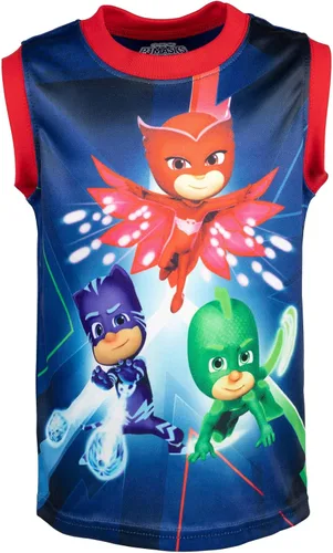 Vista 5 de PJ Masks Catboy Gekko Owlette - Conjunto de 3 piezas, camiseta sin mangas