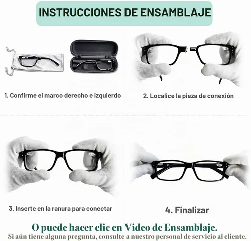 Vista 5 de (Debe comprar ambos ojos) Negro Ojo Izquierdo +0.00 Gafas de lectura con diferente fuerza para cada ojo Negro