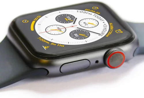 Vista 3 de ArmorSuit Paquete de 6 protectores de pantalla para Apple Watch Series 4/5 (1.732 pulgadas) MilitaryShield HD Clear TPU Film - Fabricado en Estados